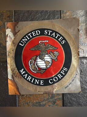 Vintage 80’s USMC 13” Bend & Foul Foul Prism Sticker Decal